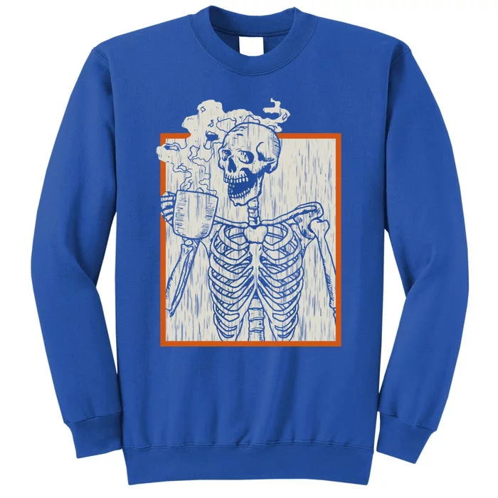 Happy Halloween Halloween Coffee Cute Skeleton Spooky Cute Gift Sweatshirt