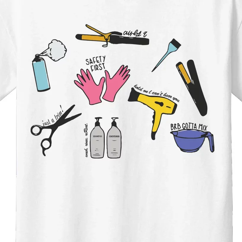 Hairdresser Hairstylist Kids T-Shirt