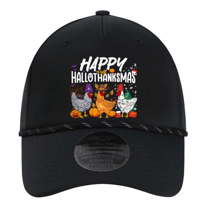 Happy Hallothanksmas Halloween Thanksgiving Xmas Chicken Gift Performance The Dyno Cap