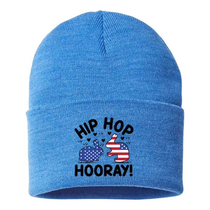 Hip Hop Hooray Funny Gift Sustainable Knit Beanie