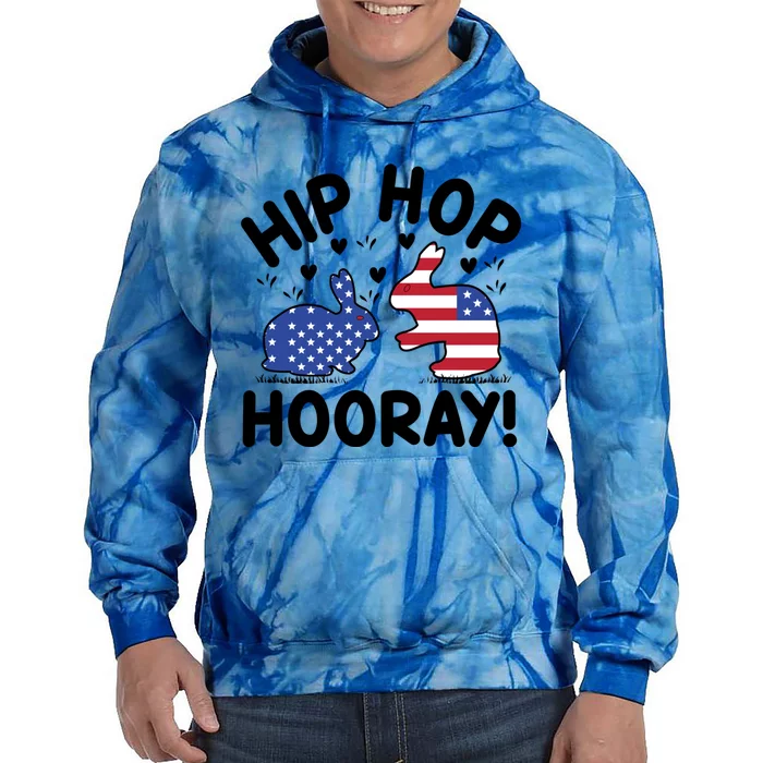 Hip Hop Hooray Funny Gift Tie Dye Hoodie