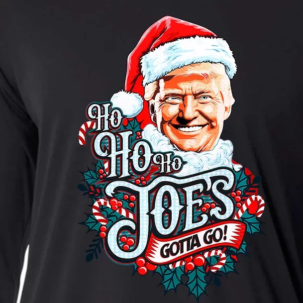 Ho Ho Ho JoeS Gotta Go Trump 2024 Cooling Performance Long Sleeve Crew