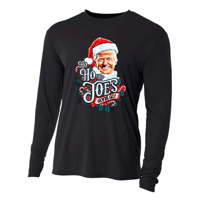 Ho Ho Ho JoeS Gotta Go Trump 2024 Cooling Performance Long Sleeve Crew