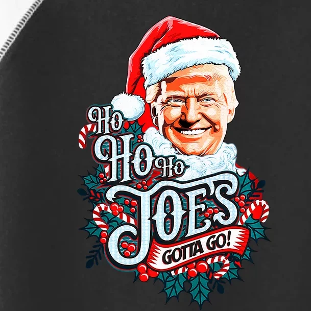 Ho Ho Ho JoeS Gotta Go Trump 2024 Toddler Fine Jersey T-Shirt