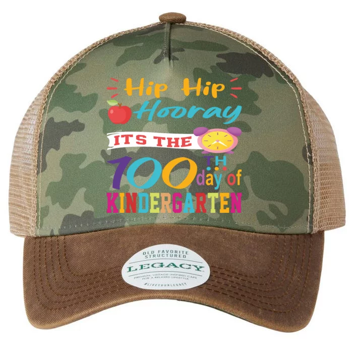 Hip Hip Hooray Its The 100 Days Of Kindergarten Legacy Tie Dye Trucker Hat