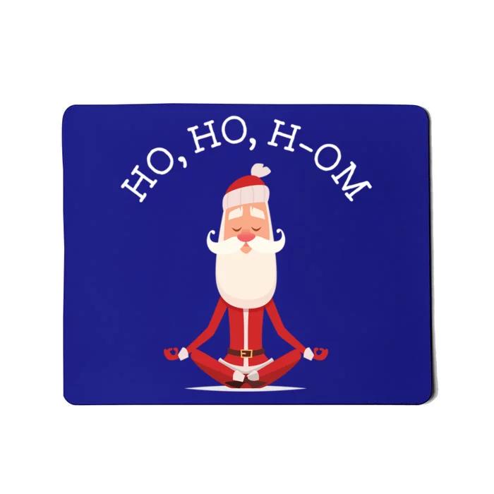 Ho Ho Hom Gift With Skinny Yoga Santa Mousepad