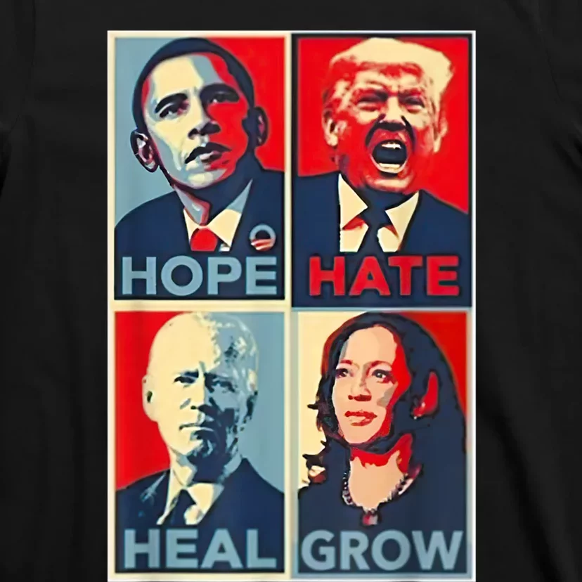 Hope Hate Heal Grow T-Shirt