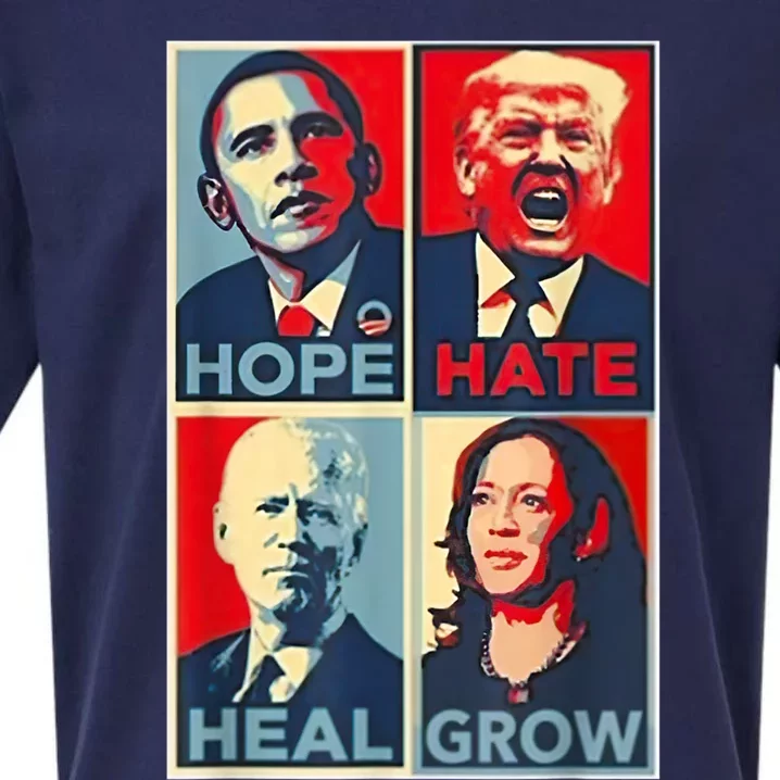 Hope Hate Heal Grow Sueded Cloud Jersey T-Shirt