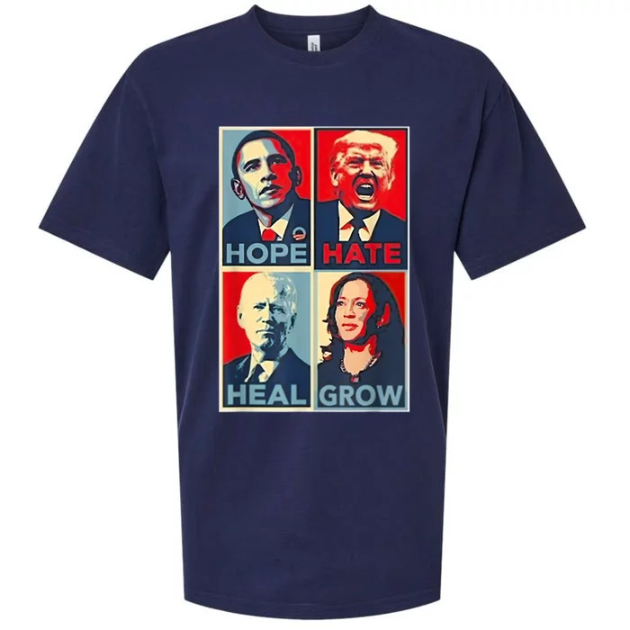 Hope Hate Heal Grow Sueded Cloud Jersey T-Shirt