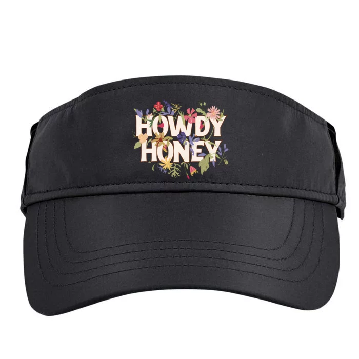 Howdy Honey Honeysuckle Plant Southern Western Country Desert Adult Drive Performance Visor