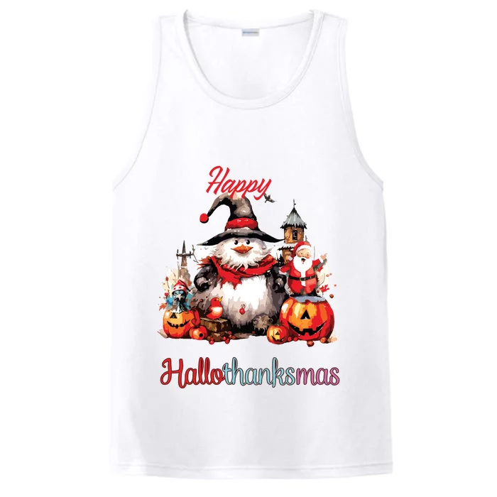 Happy Hallothanksmas Performance Tank