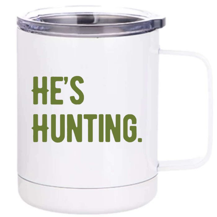 HeS Hunting Front & Back 12oz Stainless Steel Tumbler Cup