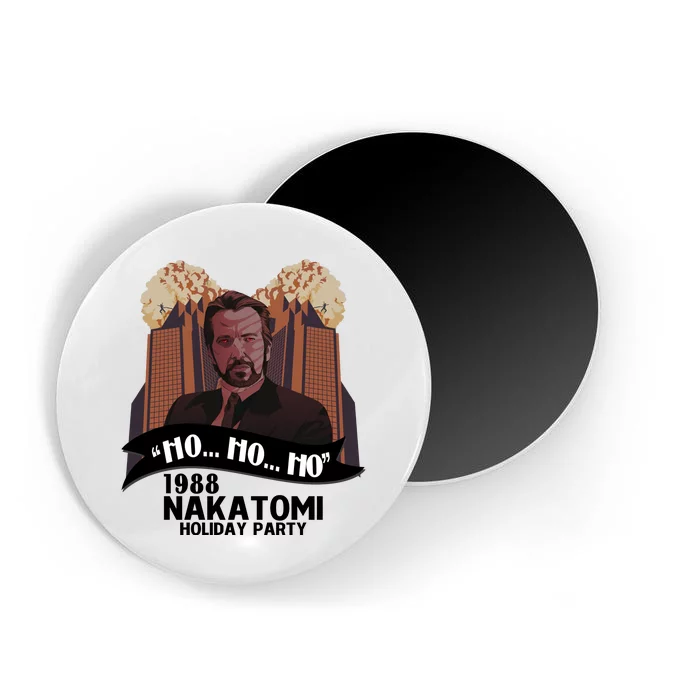 Ho Ho Ho Hans Gruber 1988 Nakatomi Holiday Party Christmas Magnet