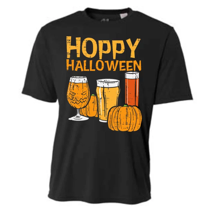 Hoppy Halloween Hilarious BeerThemed Gifts for Dads Grandpas and Uncles Cooling Performance Crew T-Shirt