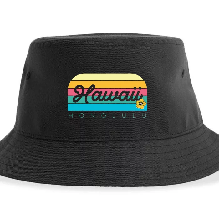 Honolulu Hawaii Sustainable Bucket Hat