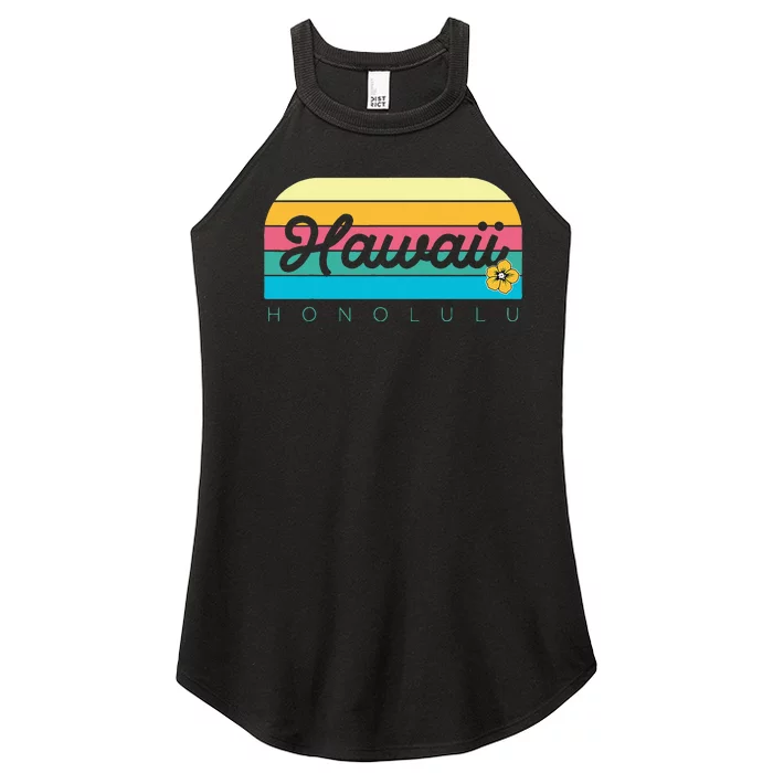 Honolulu Hawaii Women’s Perfect Tri Rocker Tank