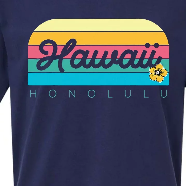 Honolulu Hawaii Sueded Cloud Jersey T-Shirt