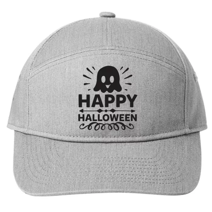 Happy Halloween 7-Panel Snapback Hat