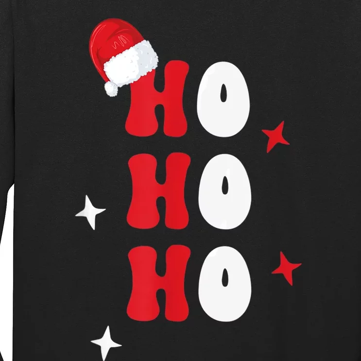 Ho Ho Ho Holiday Apparel, Hohoho Christmas Holiday Outfit Long Sleeve Shirt