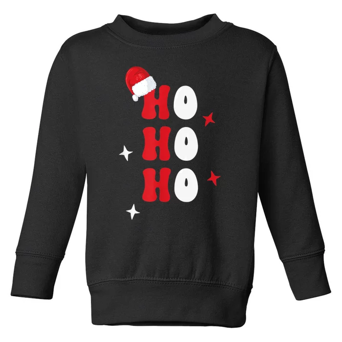 Ho Ho Ho Holiday Apparel, Hohoho Christmas Holiday Outfit Toddler Sweatshirt