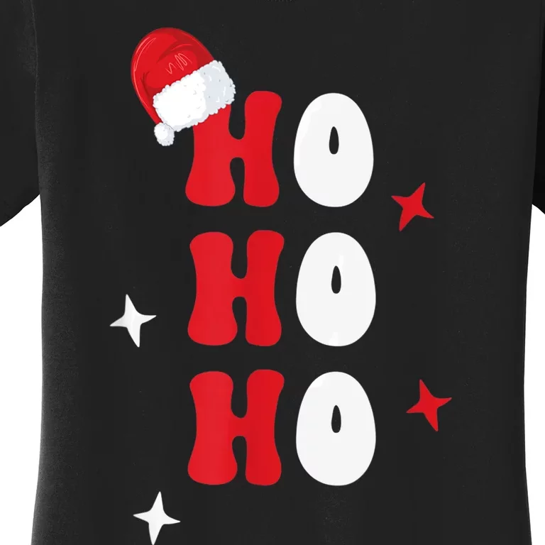 Ho Ho Ho Holiday Apparel, Hohoho Christmas Holiday Outfit Women's T-Shirt