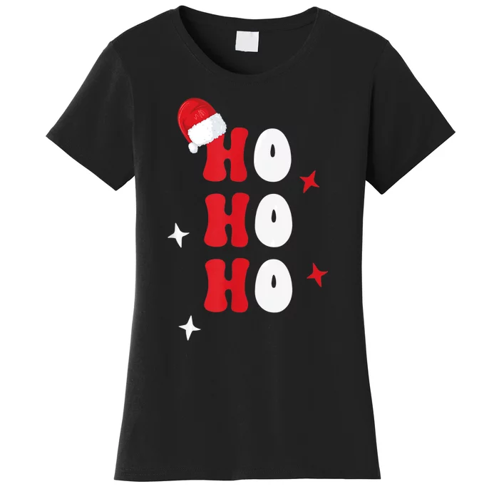 Ho Ho Ho Holiday Apparel, Hohoho Christmas Holiday Outfit Women's T-Shirt