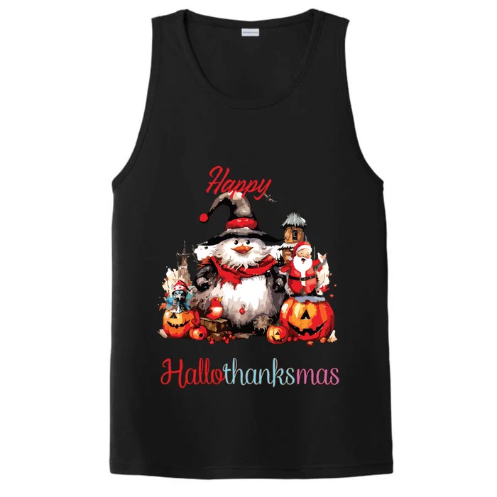 Happy Hallothanksmas Performance Tank