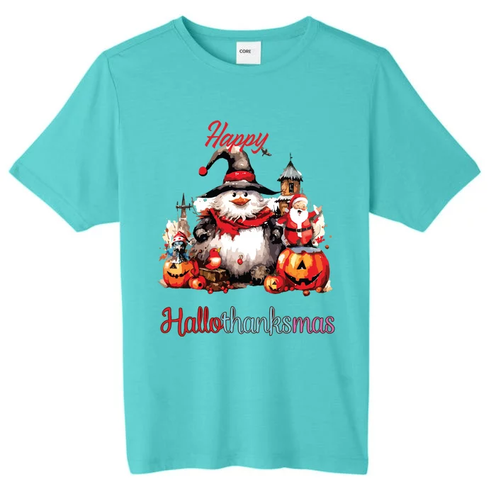 Happy Hallothanksmas ChromaSoft Performance T-Shirt