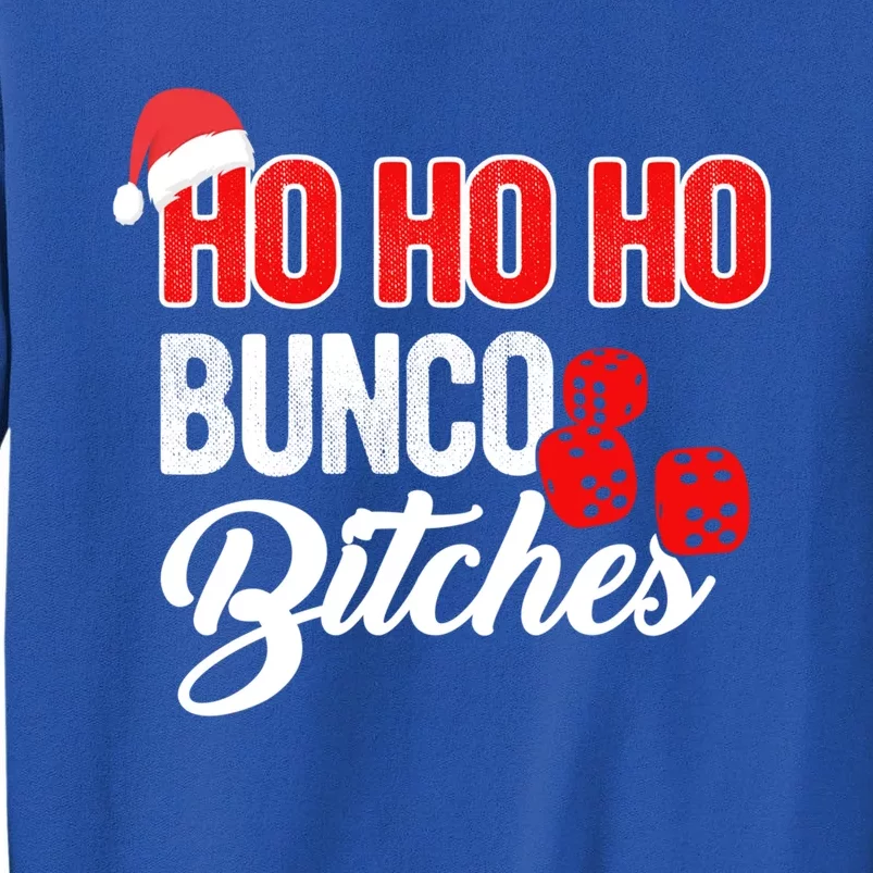 Ho Ho Ho Bunco Bitches Funny Sassy Bunco Christmas Saying Gift Sweatshirt