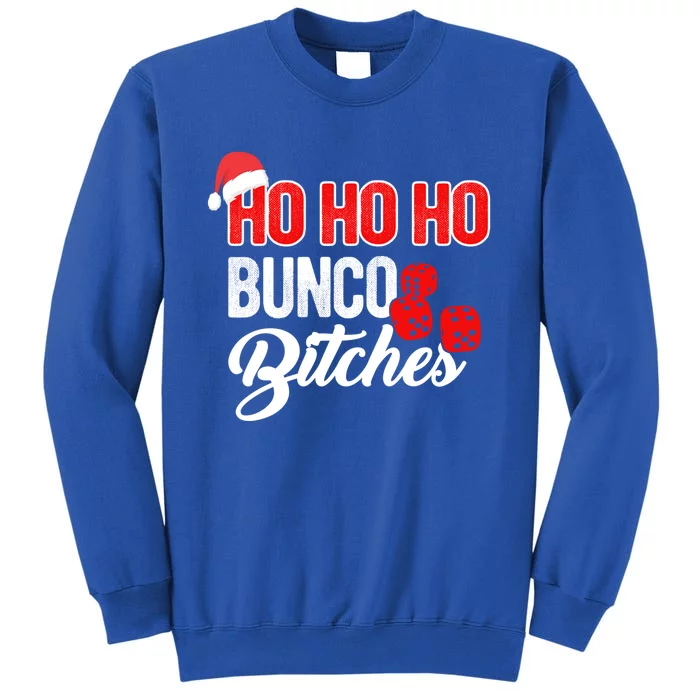 Ho Ho Ho Bunco Bitches Funny Sassy Bunco Christmas Saying Gift Sweatshirt