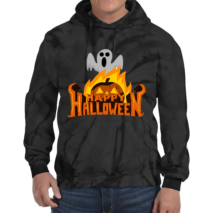 Happy Halloween Tie Dye Hoodie