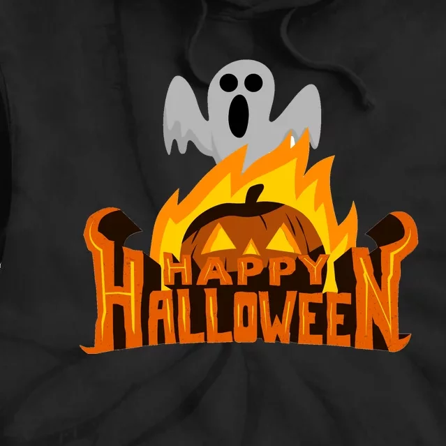 Happy Halloween Tie Dye Hoodie