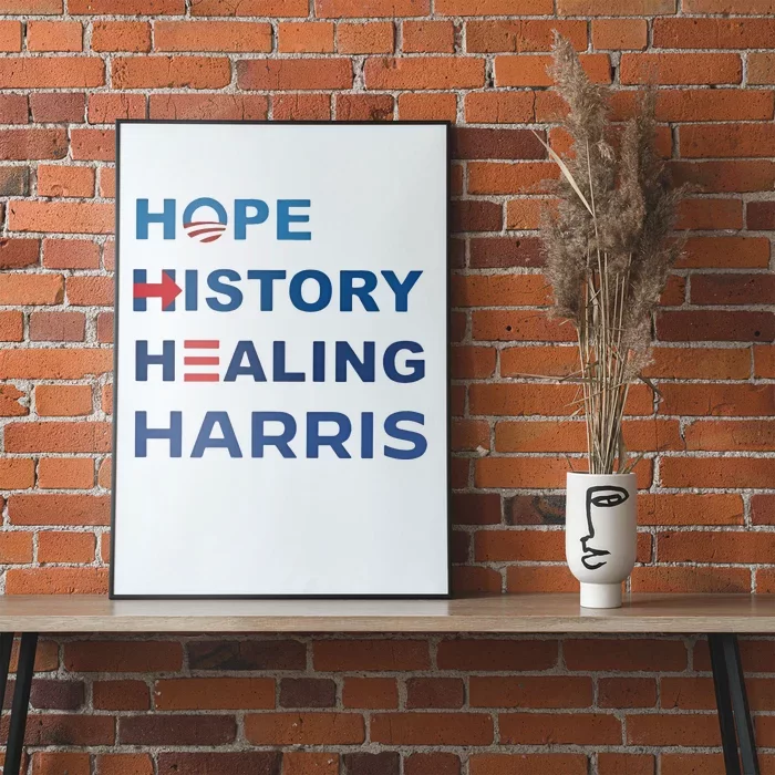 Hope History Healing Harris Poster