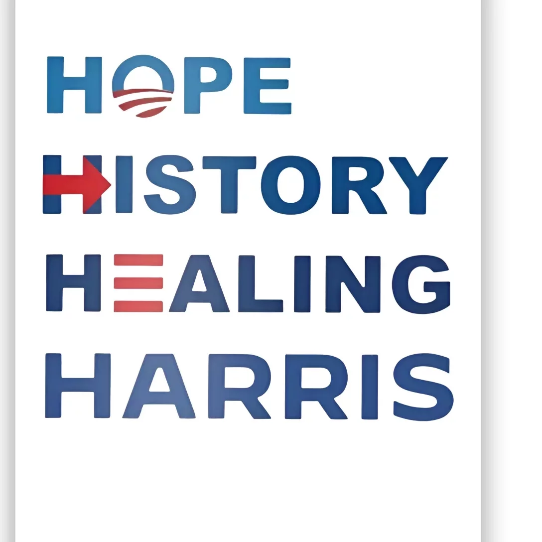 Hope History Healing Harris Poster