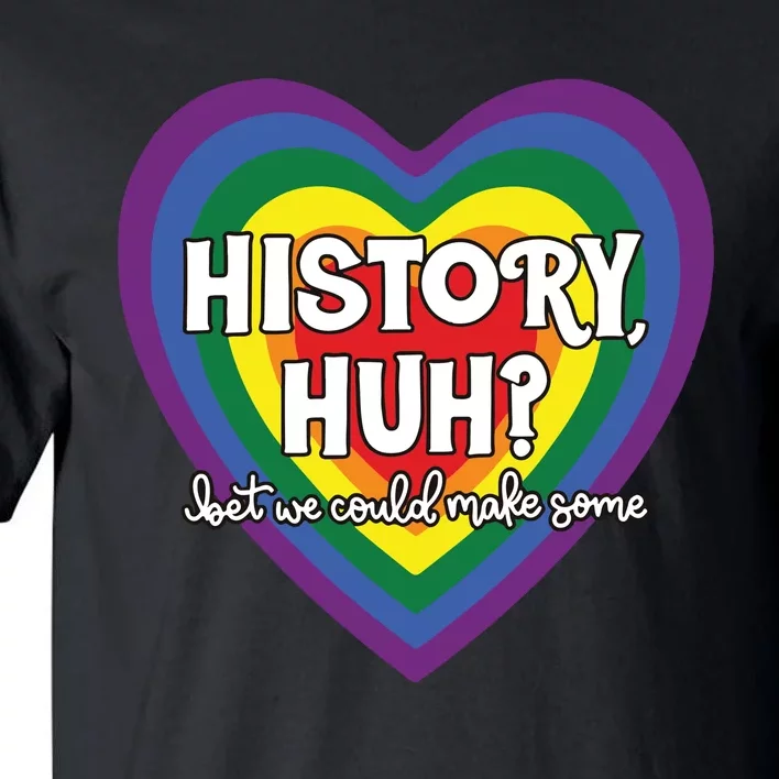 Heart History Huh Red White And Blue Tall T-Shirt