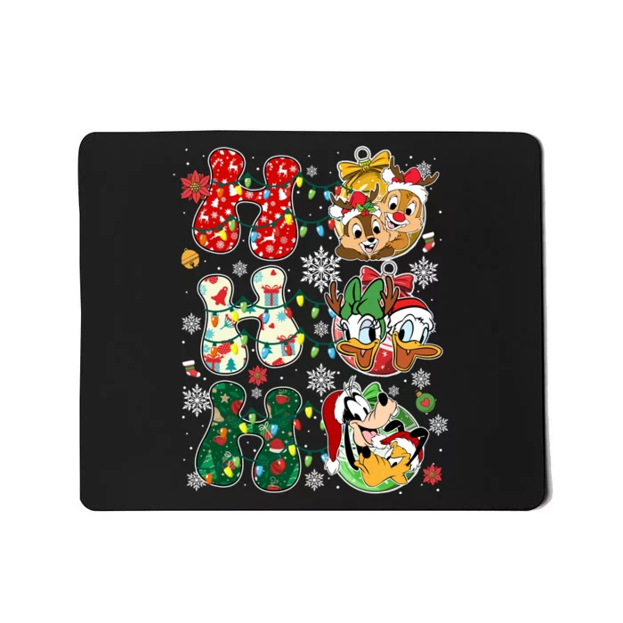 Ho Ho Ho Friends Christmas Lilo Goofy Pluto Donald Daisy Mousepad