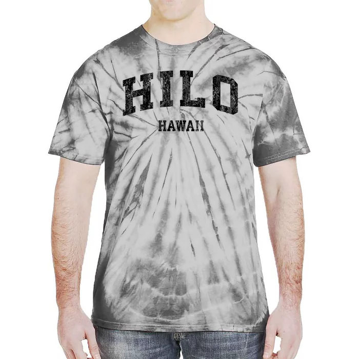 Hilo Hawaii Hi Vintage Established Varsity Sports Design Tie-Dye T-Shirt