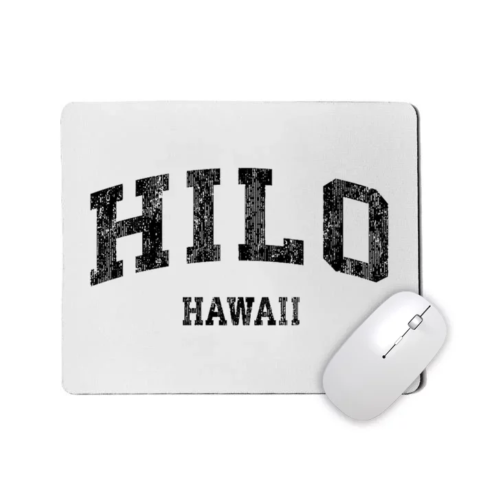 Hilo Hawaii Hi Vintage Established Varsity Sports Design Mousepad