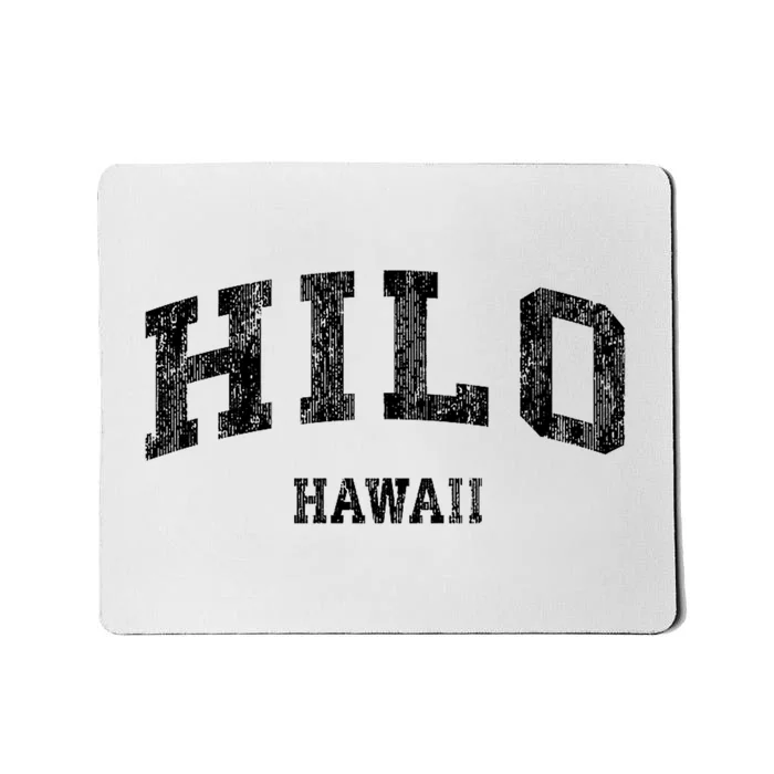 Hilo Hawaii Hi Vintage Established Varsity Sports Design Mousepad