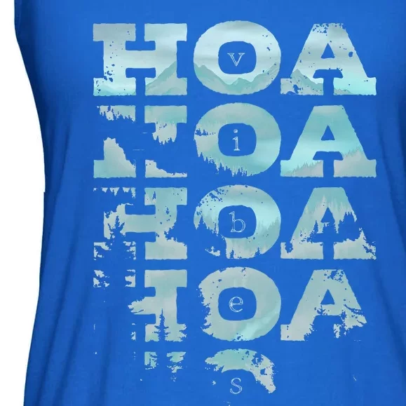 Hoa Hoa Hoa Hoa Hoa Season Vibes Ladies Essential Flowy Tank