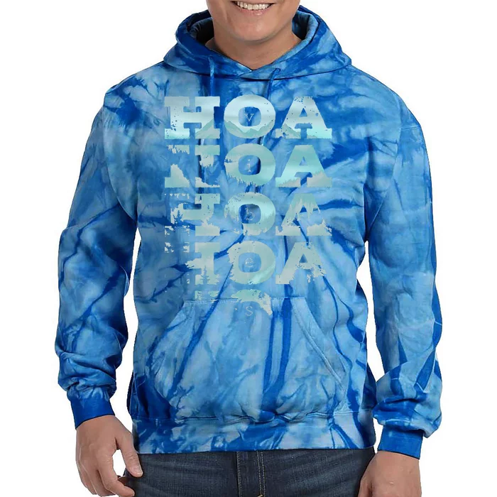 Hoa Hoa Hoa Hoa Hoa Season Vibes Tie Dye Hoodie