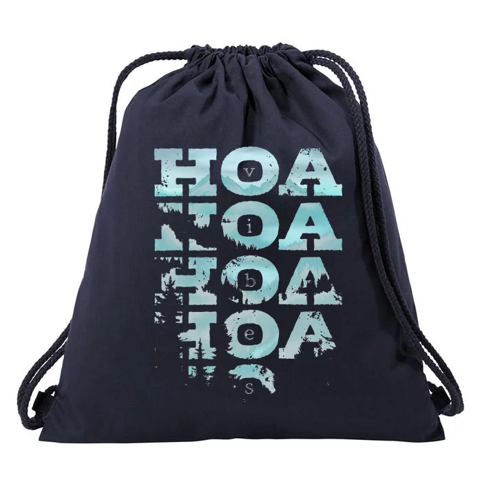 Hoa Hoa Hoa Hoa Hoa Season Vibes Drawstring Bag