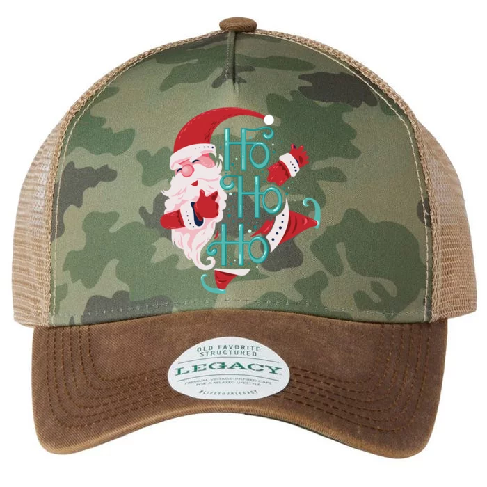 Ho Ho Ho Dabbing Santa Legacy Tie Dye Trucker Hat