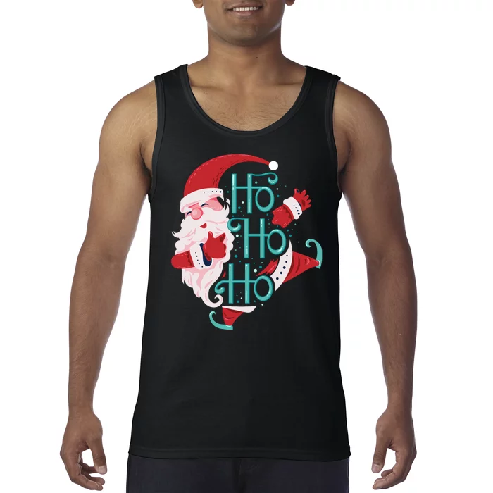 Ho Ho Ho Dabbing Santa Tank Top