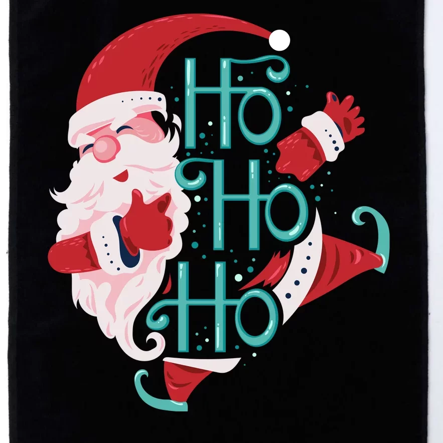 Ho Ho Ho Dabbing Santa Platinum Collection Golf Towel