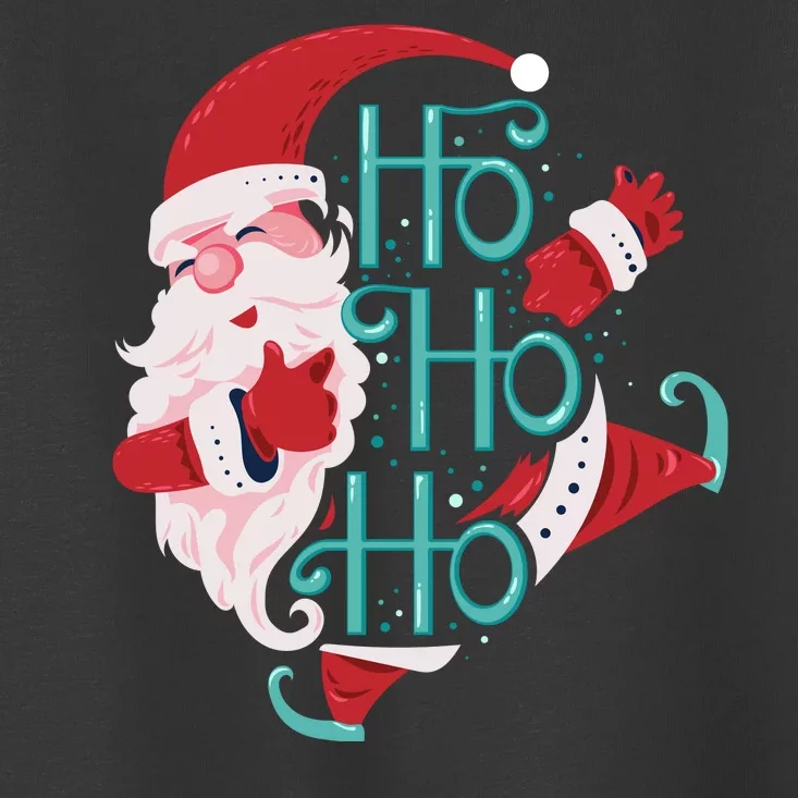 Ho Ho Ho Dabbing Santa Toddler T-Shirt