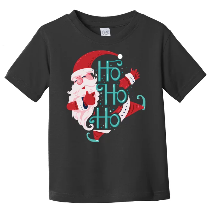 Ho Ho Ho Dabbing Santa Toddler T-Shirt