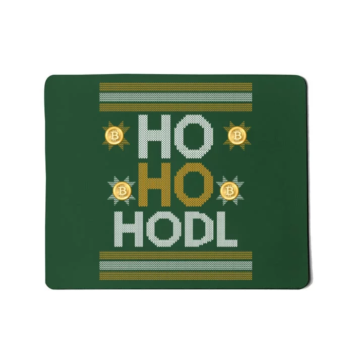 Ho Ho Hodl Crypto Currency Ugly Christmas Mousepad