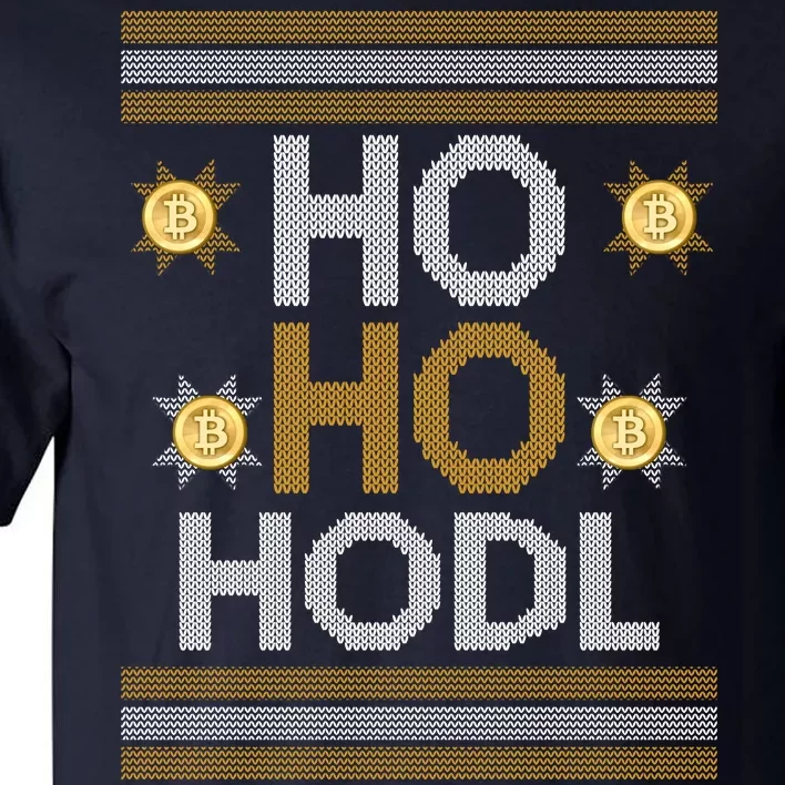 Ho Ho Hodl Crypto Currency Ugly Christmas Tall T-Shirt