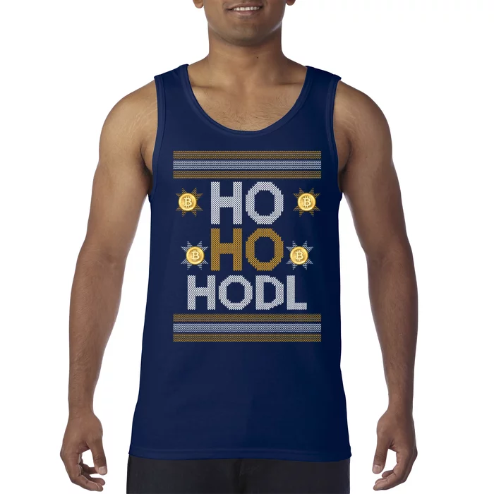 Ho Ho Hodl Crypto Currency Ugly Christmas Tank Top